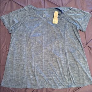 Lane Bryant LIVI Active Blue Shirt 22/24 NWT